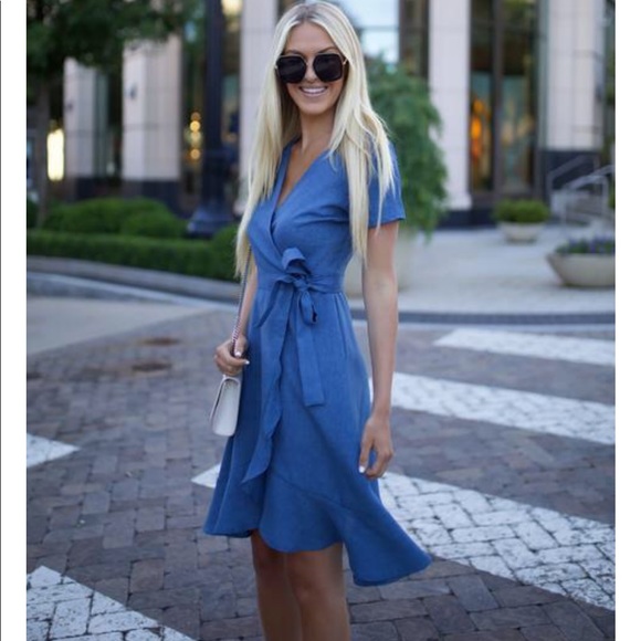 Vici Dresses & Skirts - Capulet Ruffle Wrap Dress-Vici